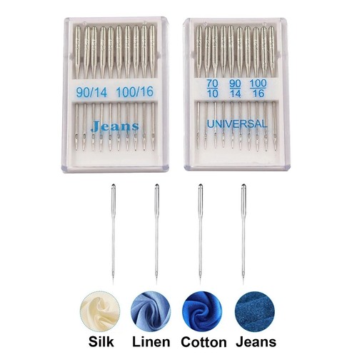 20x sewing machine needles - machine,