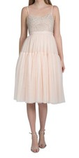 Needle & Thread Pink / Blush Tulle Dress Size 10 UK