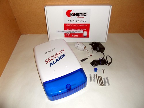 Dummy burglar alarm - burglar, box