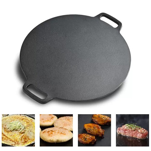 Cast iron griddle - iron, hot