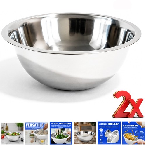 24cm stainless steel bowl - 2,
