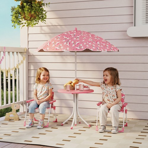 Kids patio table - table, chair
