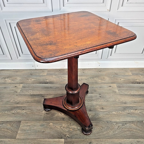 Antique tilt top table solid - top,