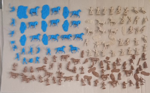 Airfix cowboys indians - ho,