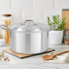 Stockpot Saucepan Casserole Stew Deep Catering Cooking Boiling Pan Aluminium 