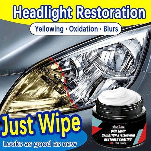 Car headlight restoration kit - car,