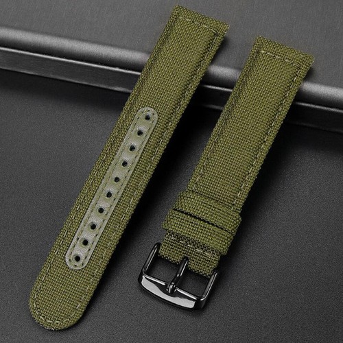 Nylon leather bracelet watch - leather,