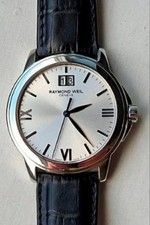 Raymond Weil Geneve Tradition 5476 Men's 50m WR 39mm Sapphire *MINT CONDITION*.