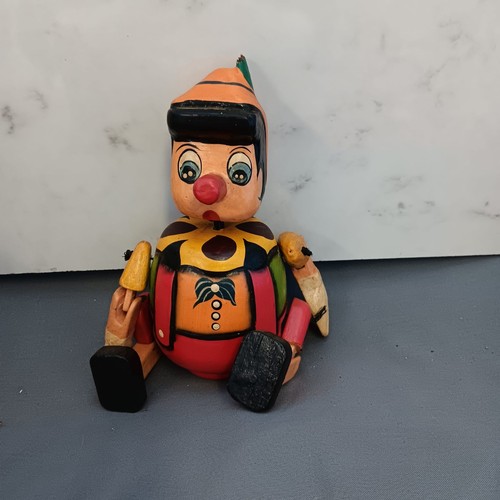 Wooden pinocchio puppet toy - puppet,