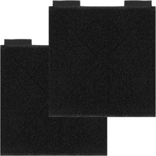 2 Pcs Hook and Loop Tactical Patches Board, 10cm x 10cm Black Molle Patch Panel