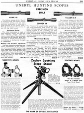 1954 Print Ad of Unertl