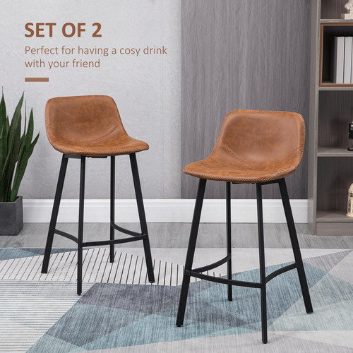 Bar stools set - of, industrial