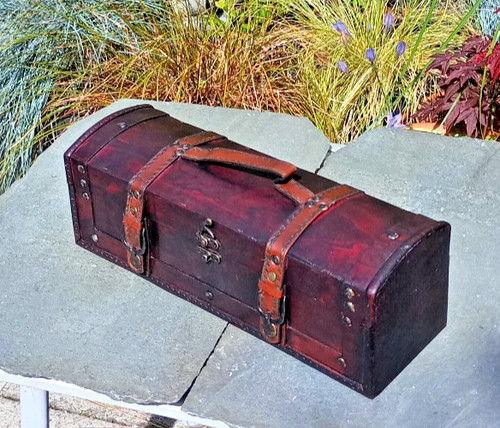 Vintage dome lid wooden - vintage,