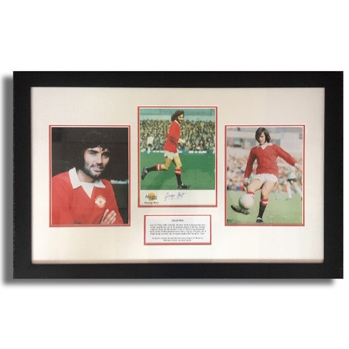 George best framed - george,