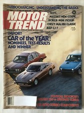 MOTOR TREND MAGAZINE-MARCH
