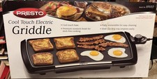 BRAND NEW IN BOX-PRESTO COOL TOUCH ELECTRIC GRIDDLE #07037