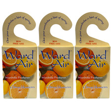 3 X HANGING WARDROBE FRESHENER