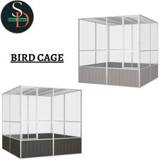 Modern Bird Cage Galvanised