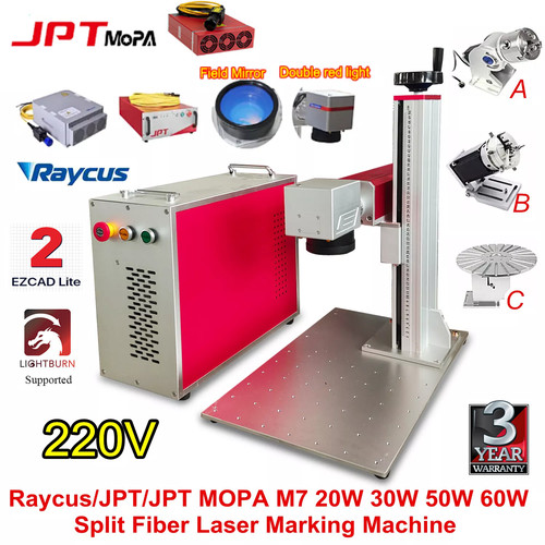 Raycus jpt mopa 20w 30w - mopa, 50w