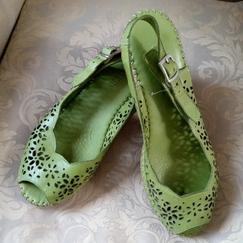 Pavers peep toe - toe, slingback