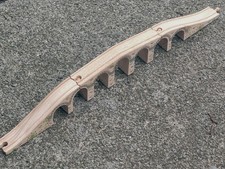 Bigjigs Rail Wooden 7 Arch Viaduct Bridge Train Track. Compatible IKEA Brio Etc