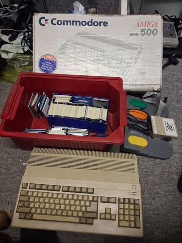 Boxed commodore amiga computer - boxed,