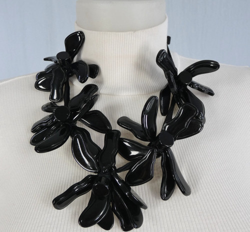 Marni black floral - x,
