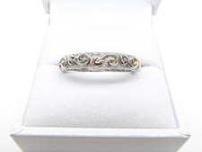 Clogau Gold Sterling Silver & 9ct Rose Gold Tree of Life Ring size R