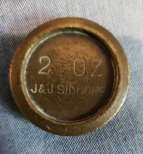Vintage siddons brass oz - siddons,