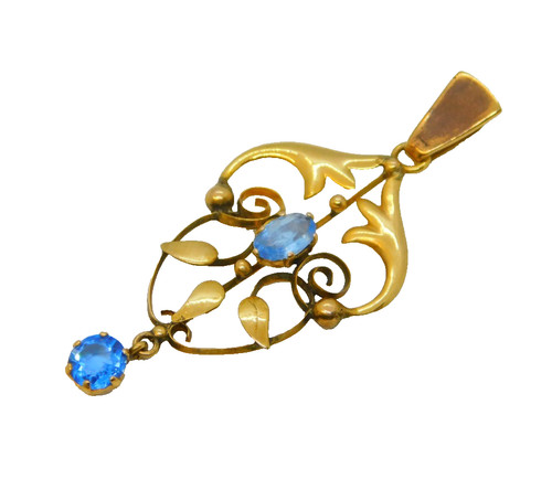 Edwardian 9ct yellow gold - edwardian,