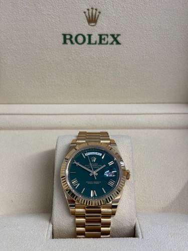 Rolex day date - date, green