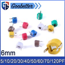Radial Adjustable Capacitors Value 6mm Trimmer Capacitor 3pF to 120pF Variable
