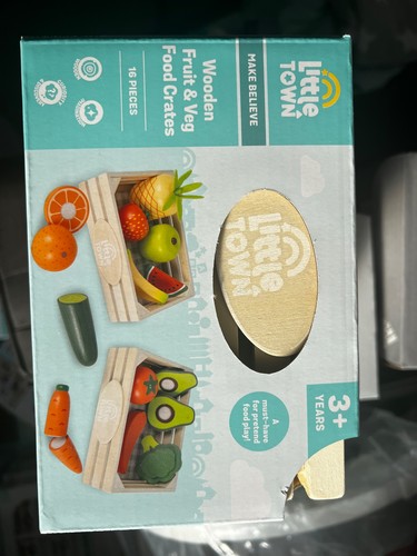 Wooden fruit and veg - wooden,