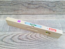 Vintage Arrow 12” Steel Plated Beechwood Combination Spirit Level