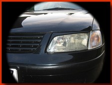 VOLKSWAGEN PASSAT B5 3B HEADLIGHT BROWS EYELIDS EYEBROWS ABS PLASTIC TUNING