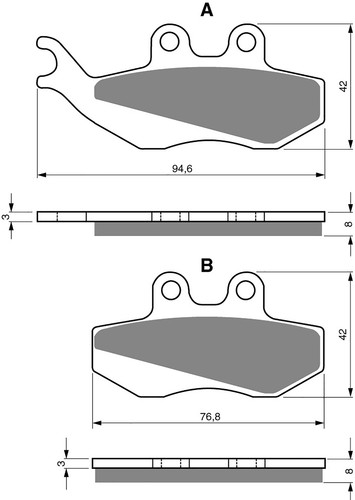 Brake disc pads - brake,