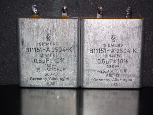 Two vintage siemens pio - two,
