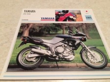 Yamaha 850 TDM 1991 Motorcycle Card Collection Atlas Japan