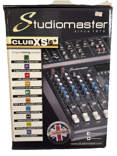 Studiomaster club xs6 6 - club, xs6+