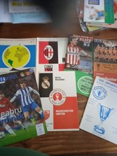 28 Manchester United Home and Away Programmes In European Competition 1964-2013