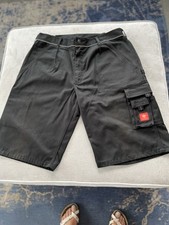 Mens Engelbert Strauss Black Work Shorts Utility Carpenter Cargo Stretch EU 56