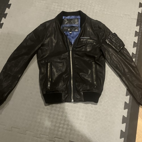 Superdry leathers men black - leathers, men's