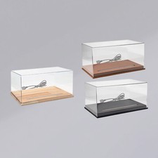 Diorama Acrylic Show Case Display Case With PU Leather Base For 1/18 Car Model