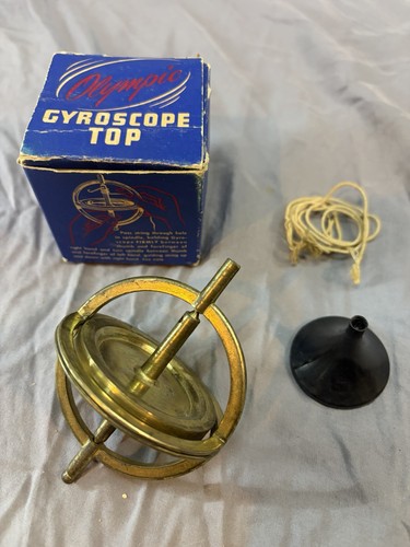 Vintage olympic gyroscope top - vintage,