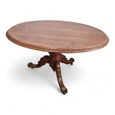 Antique Mahogany pedestal tip