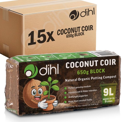 Coco coir brick multi - 9l,