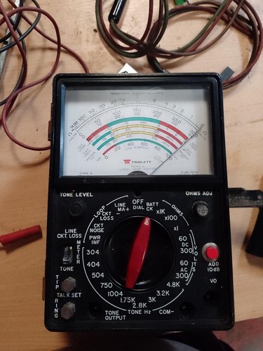 Vintage triplett model local - triplett,
