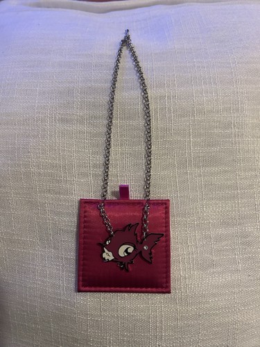 Red punky fish silver - silver, chain