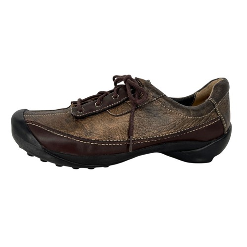 Wolky brown leather - wolky, metallic