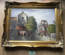 Vintage Original Signed Oil